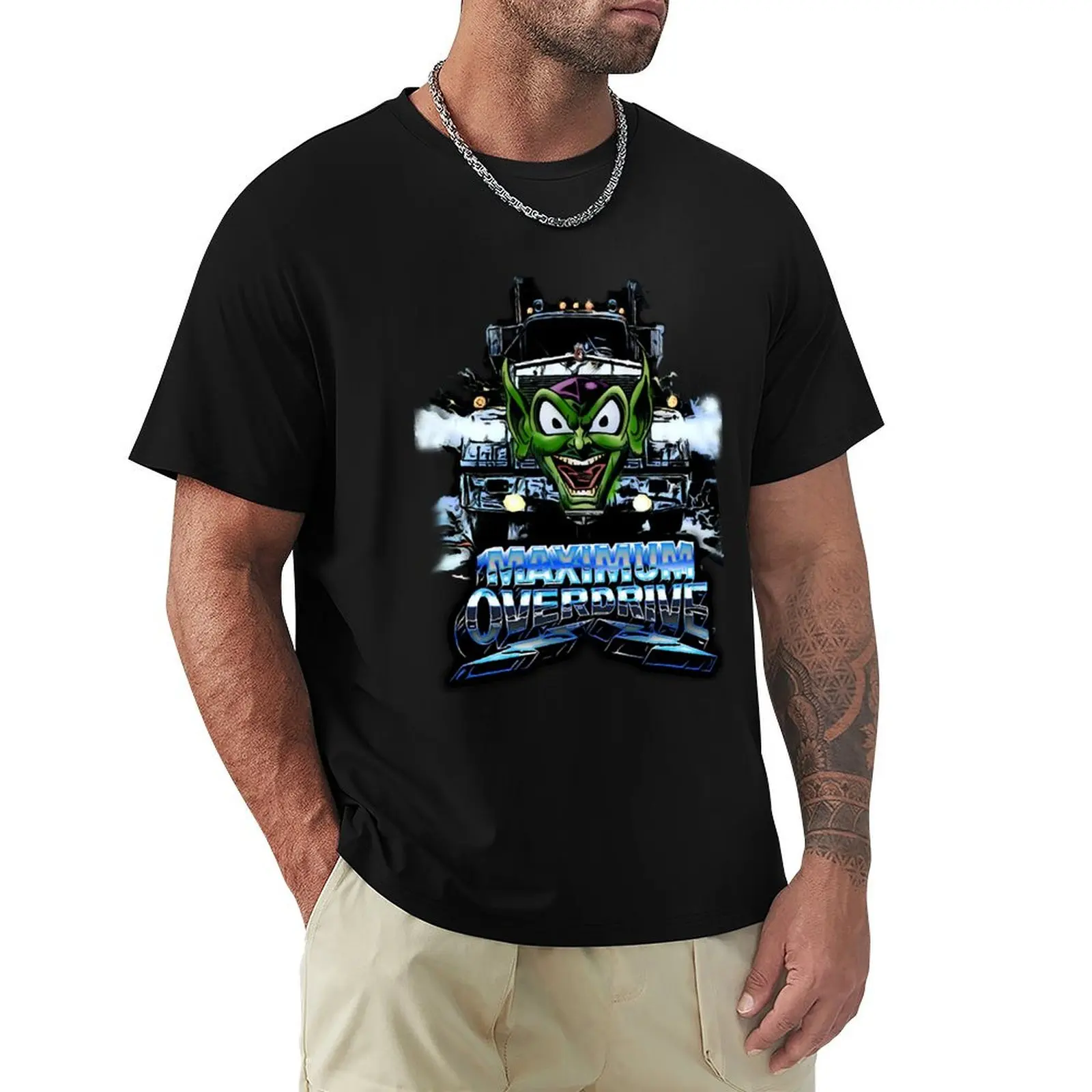 Maximum Overdrive T-Shirt Plus Size Summer Short Sleeve T-Shirt