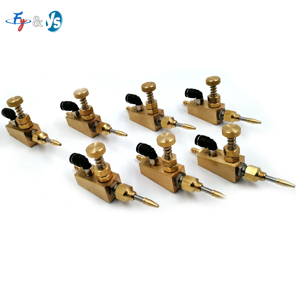 

Direct Spray Brass Air Atomizer Adjustable Small Flow Siphon Air Atomizing Nozzle Brass Low Pressure Two-fluid Mixing Nozzle
