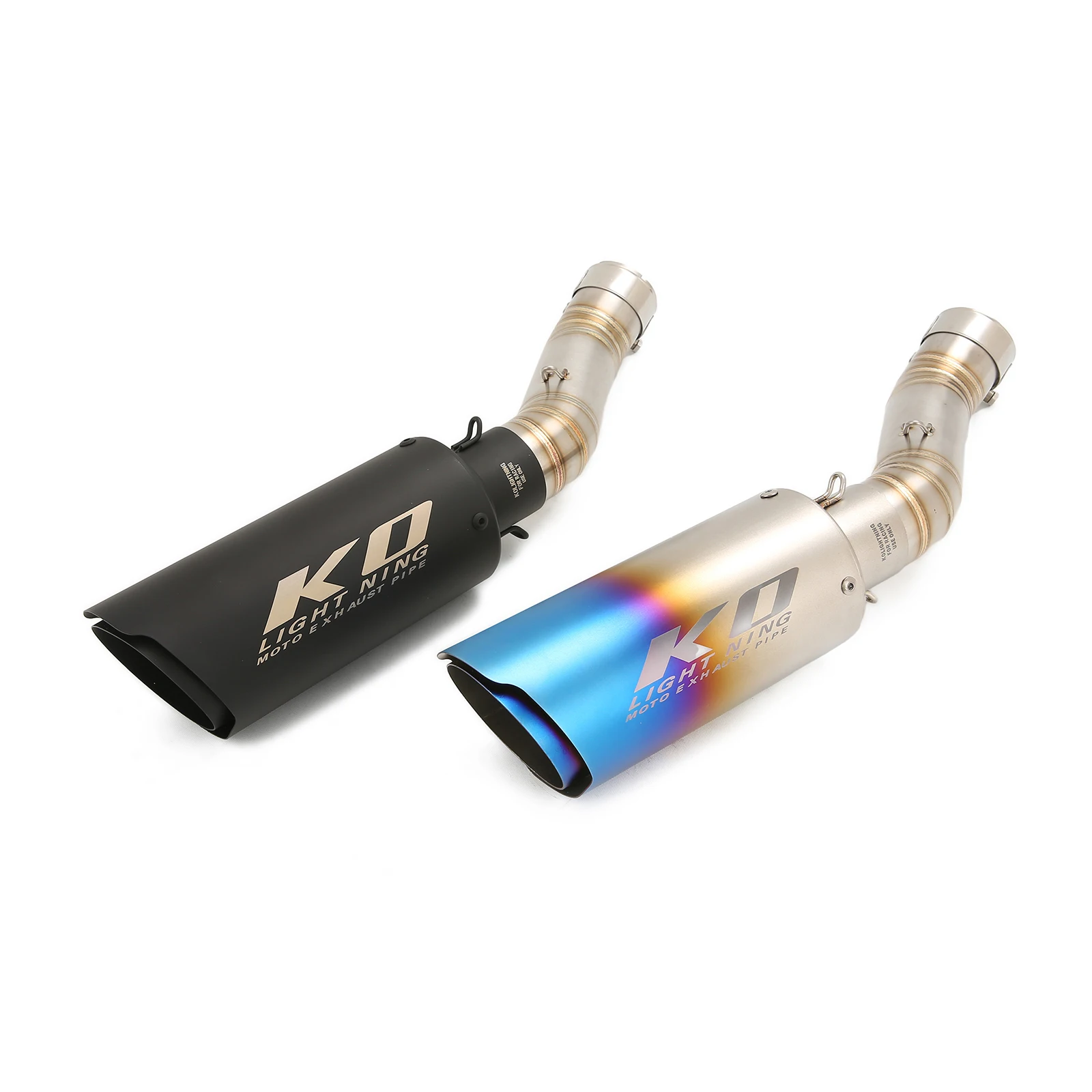 

Slip On For Honda CBR400R CBR500R CB500F 2016-2025 CB500X CB400X Motorcycle Mid Exhaust Link Pipe 51mm Muffler Escape