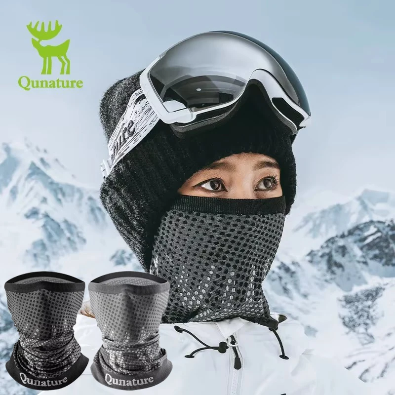 

Qunature Winter Skiing Cycling Face Mask Bandana Keep Warm Neck Cover Riding Scarf Thermal Outdoor Fishing Hiking Headwear Mask