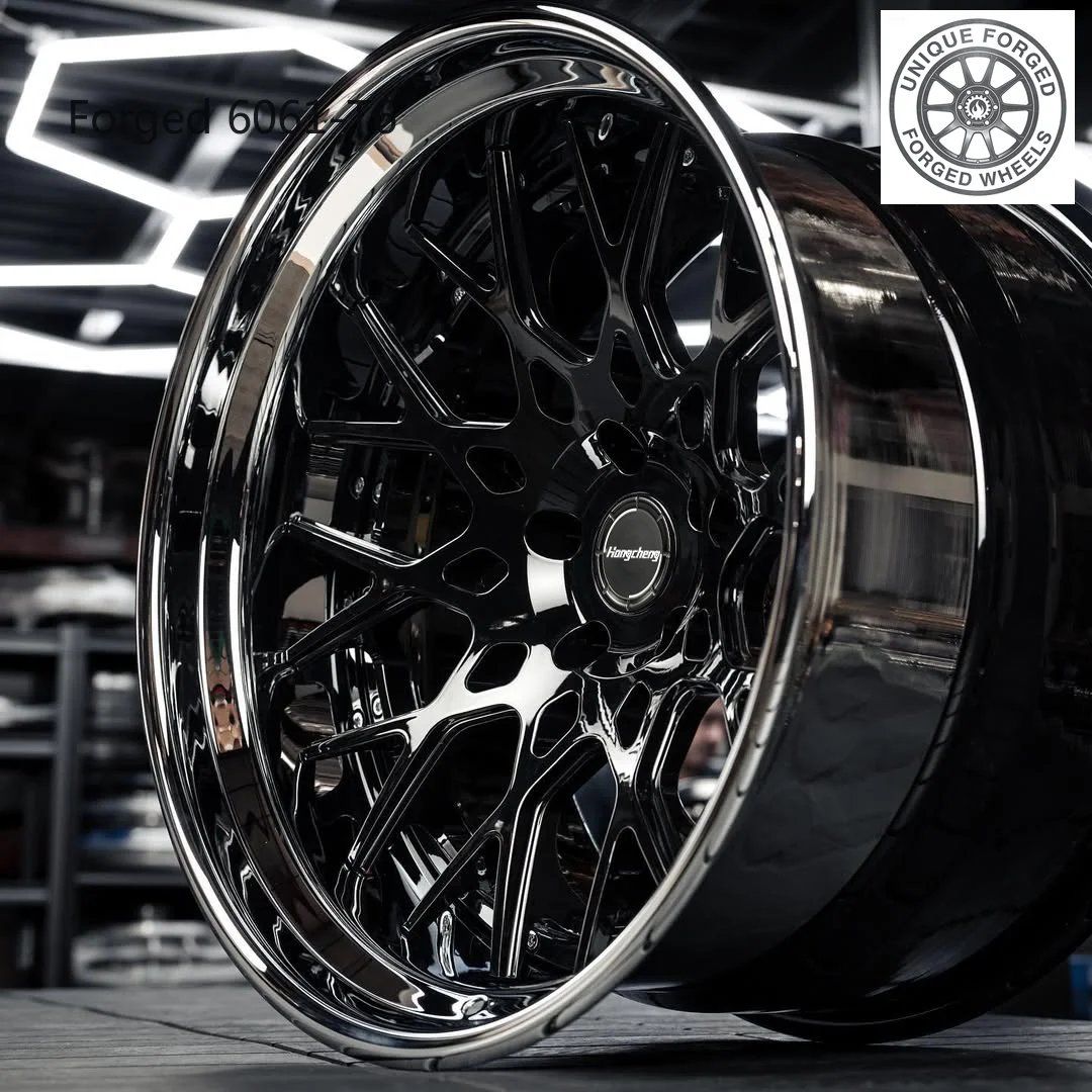 

Новый дизайн 2026 года: 2-х и 3-х составные глубокие вогнутые легкосплавные диски с полированным серебристым ободом и черной лицевой частью, 18, 19, 20, 21, 22, 23, 24 дюйма, 5X112, 5X114.3