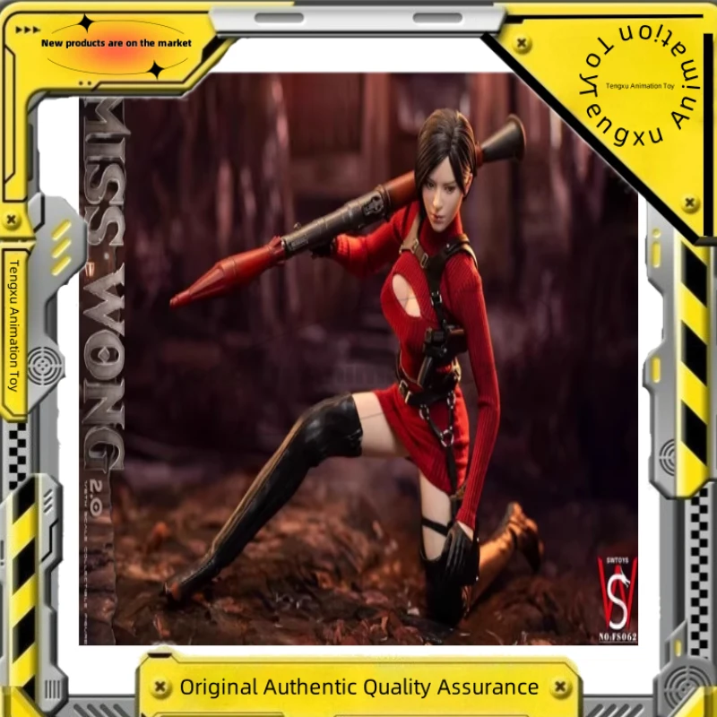 

Original SWTOYS FS062 1/6 Ada Wong 2.0 Double Movable Eyes Head Sculpt Action Figure 12'' Female Solider Figure Full Set Model