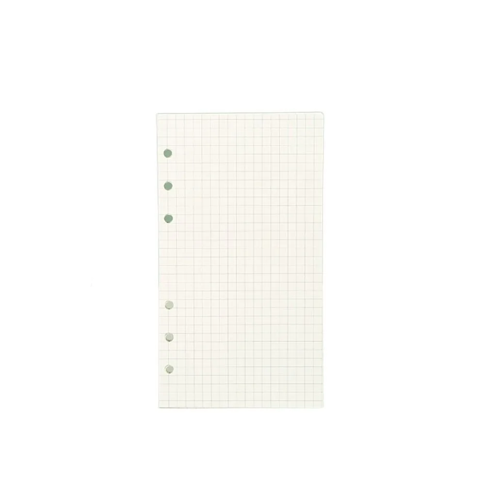 

45Sheet Loose-Leaf Notebook Refill Paper Refill Spiral Binder Line Grid A5 A6 A7 Inner Refill Paper To Do List