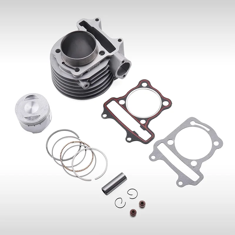 

4-stroke GY6 150cc 57.4mm Engine Cylinder Rebuild Kit 157QMJ 1P57QMJ Big Bore Go Kart ATV Scooter for Taotao Moped