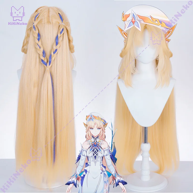 Game Genshin Impact Nicole Reeyn Cosplay  Wig Memory-Witch Niko Riyan Long Hair For Hallowmas Party Adult Women Men Role Play