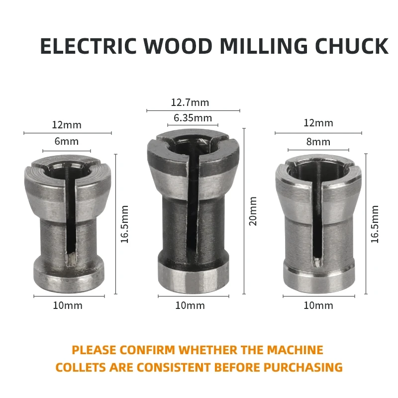 Imagem -04 - Yusun-woodworking Fresadora Luva do Eixo Router Bit Bit de Madeira Carboneto Fim Moinho
