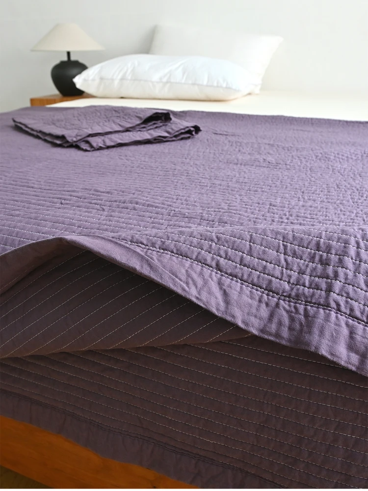 

Двусторонний пододеяльник из чистого хлопка с наполнителем из пуха, стеганое постельное белье для всех сезонов, модный тренд, гарантия качества