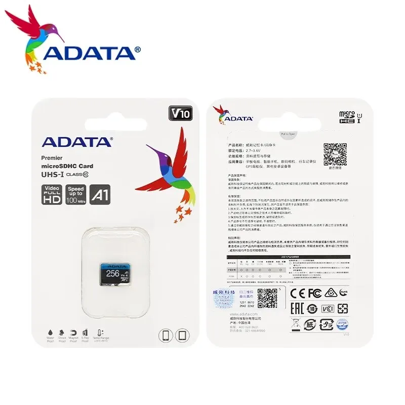 ADATA SDXC SDHC 32GB 64GB U1 A1 V10 Class 10 UHS-I Memory Card Microsd TF Card Flash Card Storage Card For Phone Or Camera Video