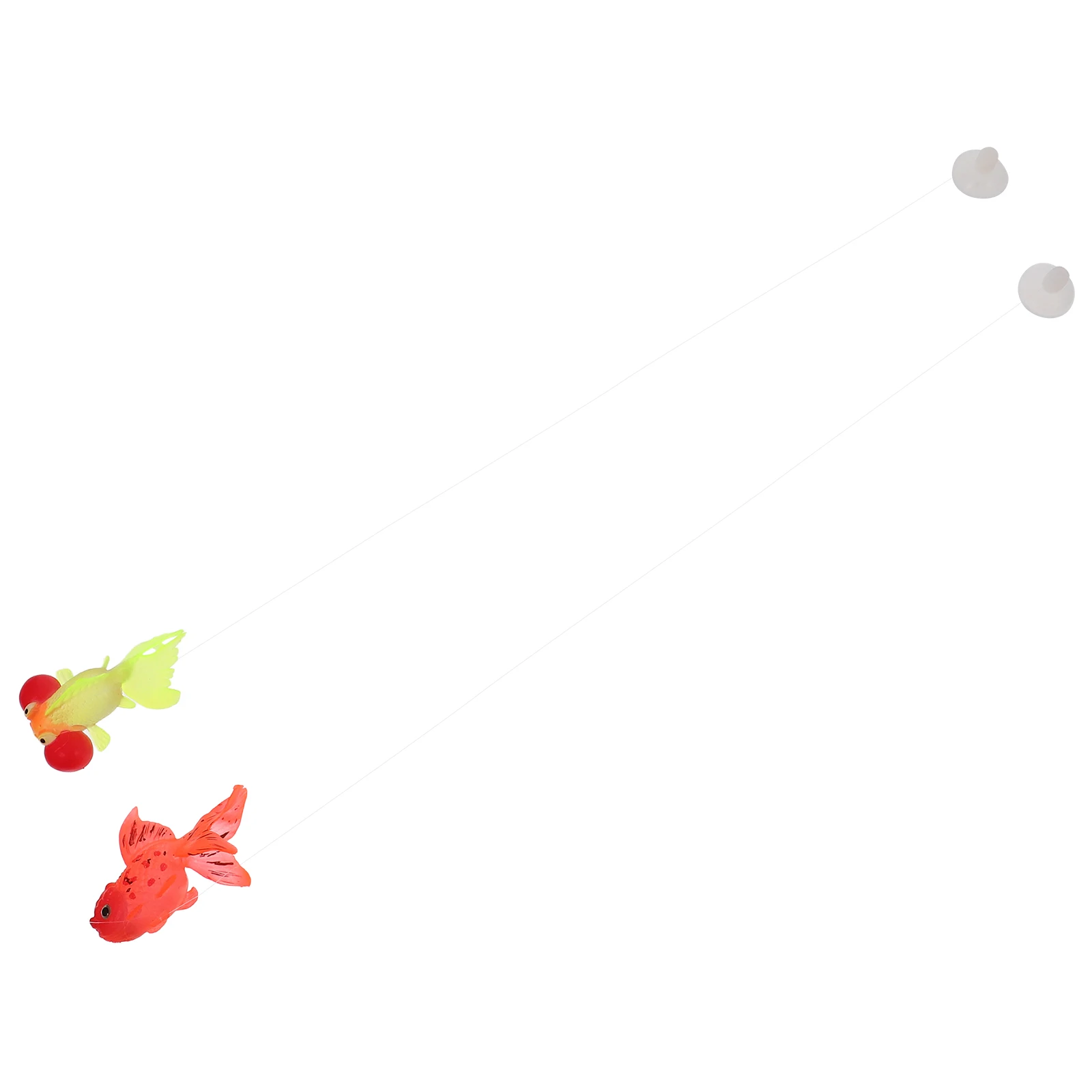 

2pcs Glowing Aquarium Decor Silicone Goldfish Jellyfish Decor Figurines for Fish Tank Aquarium Ocean Theme Pets Supplies