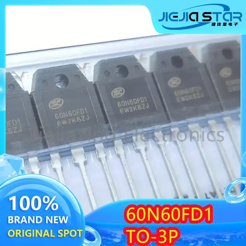 6 pieces 60N60FD1 SGT60N60FD1PN 100% original brand new welding machine IGBT power tube TO-247 60A 600V Free shipping Electronic