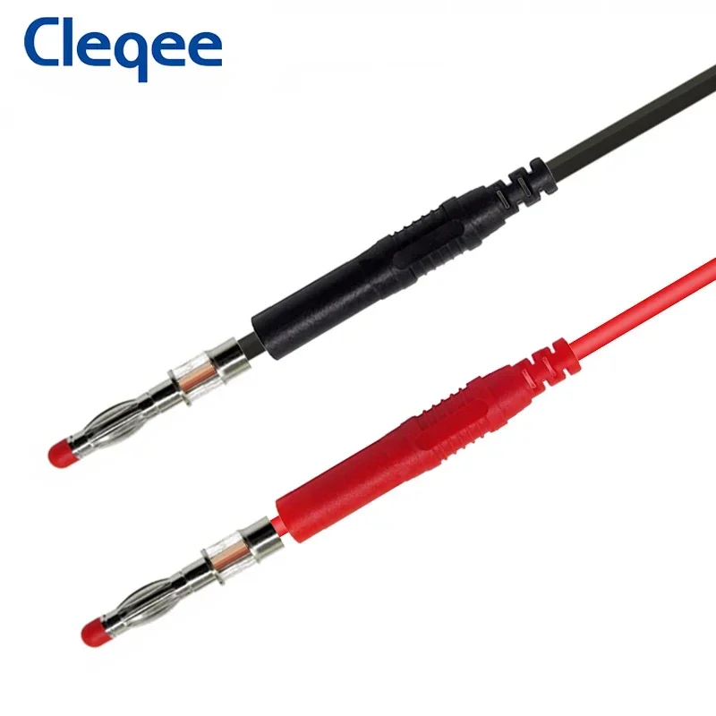 Cleqee P3013 32A Safety 4mm Shrouded Banana Plug Solder Type DIY Assembly For Multimeter Test Leads Connectors 1000V