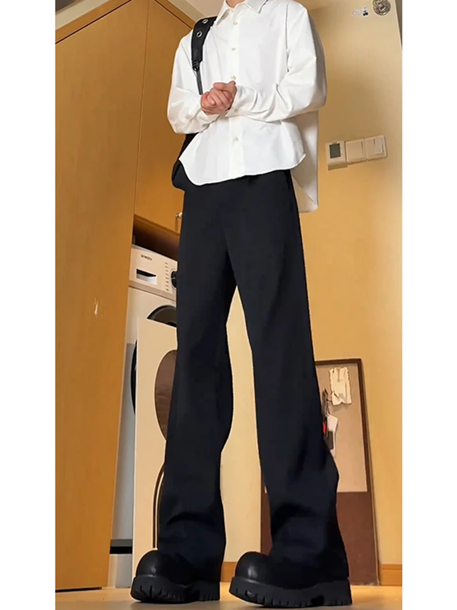 

Брюки Cleanfit Bla прямого кроя, струящиеся, с эффектом похудения, с плиссировкой, повседневные, молодежные, из полиэстера, весенние, стильные