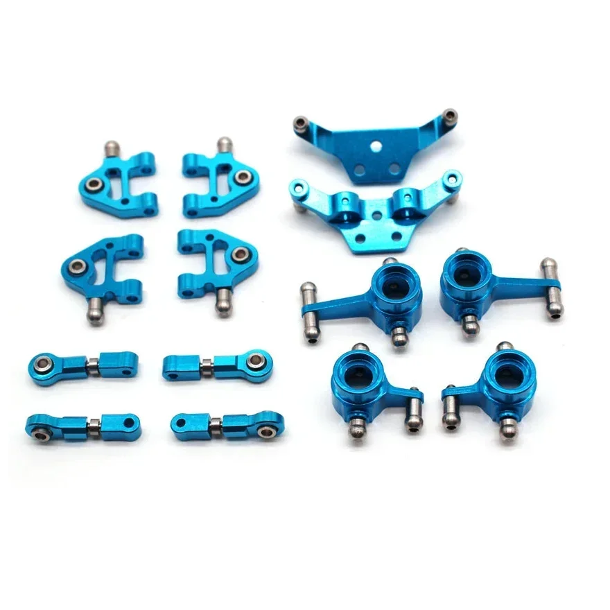 Metalen volledige set upgrade-onderdelen voor Wltoys 1/28 P929 P939 K979 K989 K999 K969 Rc auto-onderdelen, rood