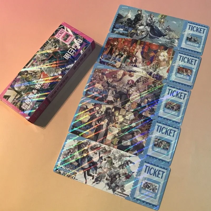 Длинная открытка Tomorrow's Ark, лазерная закладка для билетов, аниме, периферийные устройства, высокое разрешение, самопечатная открытка ЛОМО