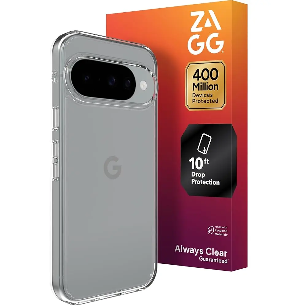

Crystal Palace Lite Google Pixel 10/10 Pro Case – Crystal Clear, Ultra-Slim, 10ft Drop Protection, Graphene Strength, Anti-Y