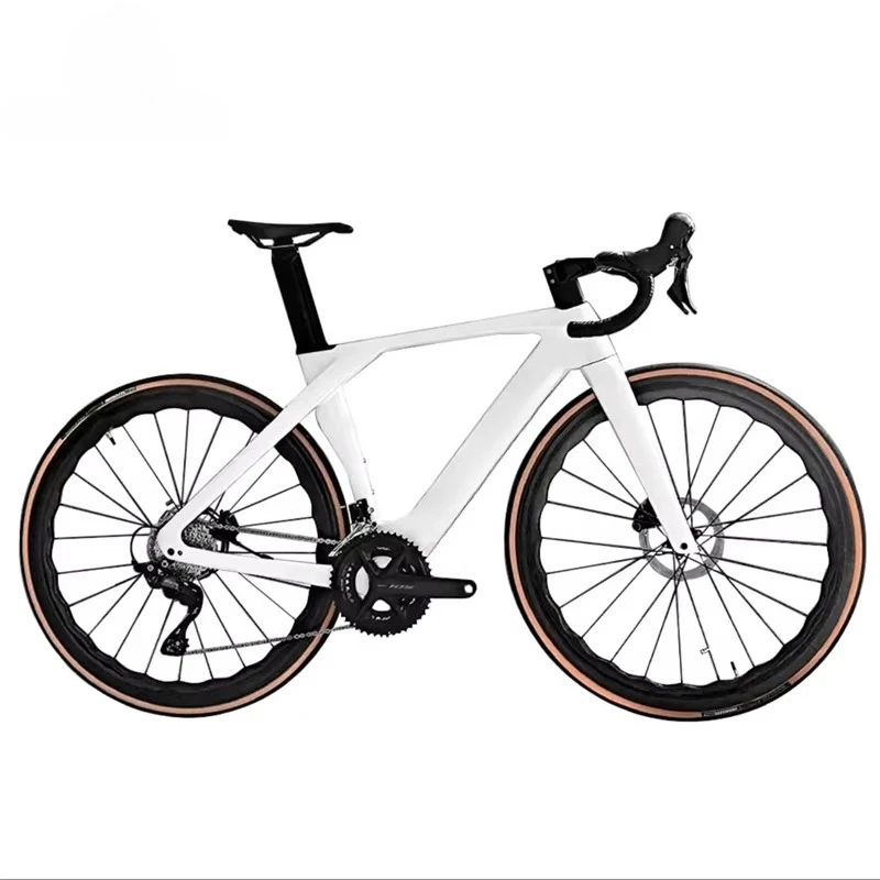 Carbon Fiber Bicycle Road Bike 24speed Carbon Bicycle Full  Bicycle Racing 700Cx47/50/52/54/56/58cm  Carbon Wheels Disc