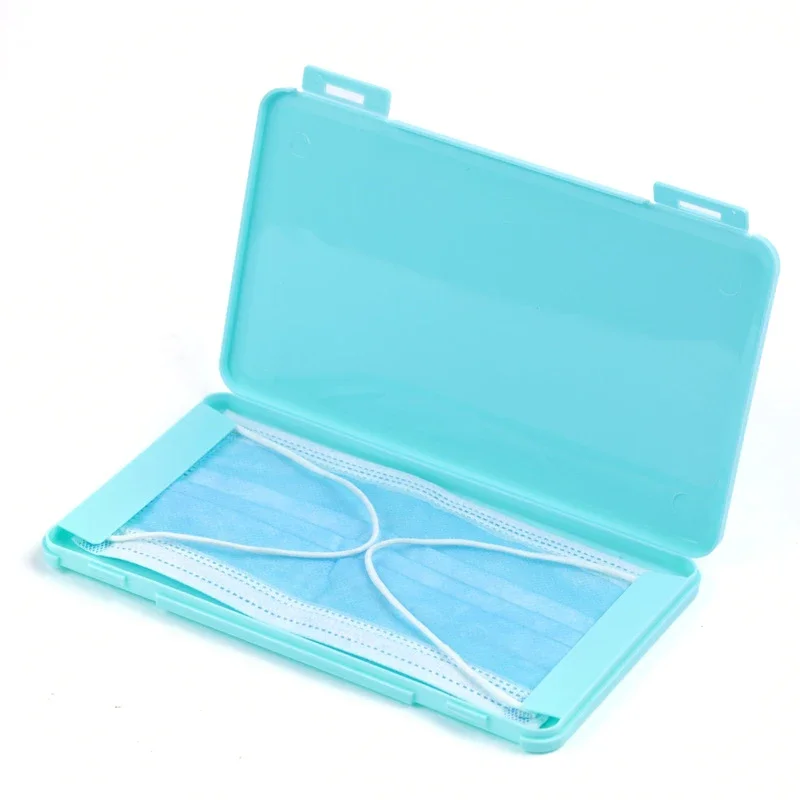 Estuche para mascarilla desechable, estuche de almacenamiento portátil, caja para guardar máscara, contenedor para la cara, caja organizadora, máscara quirúrgica