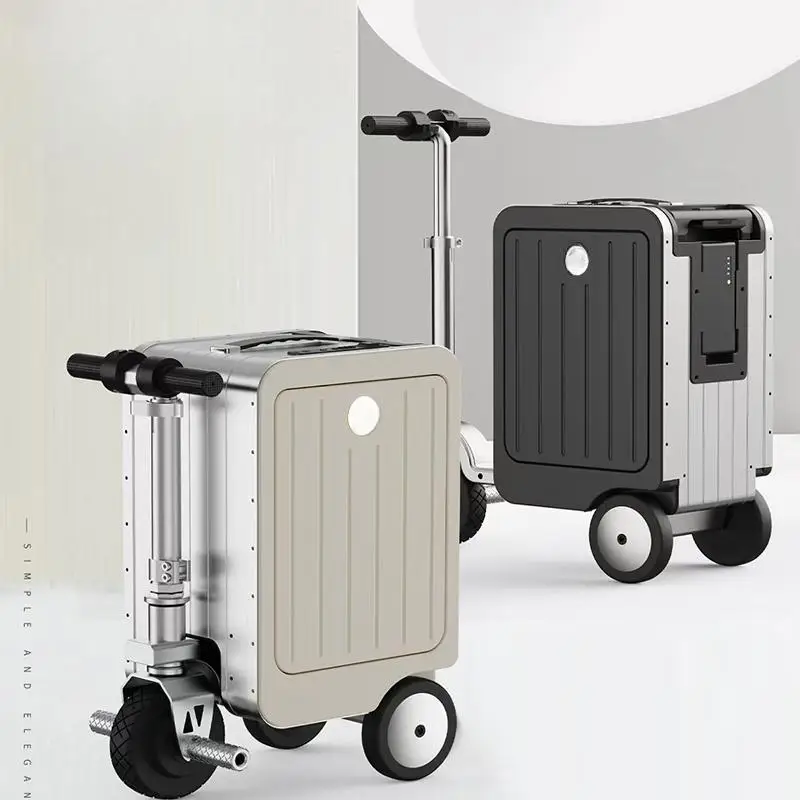 

2026 new arrivals Wholesale Sturdy and Durable Electric Luggage with Candy Ribbon and Lock Smart Luggage