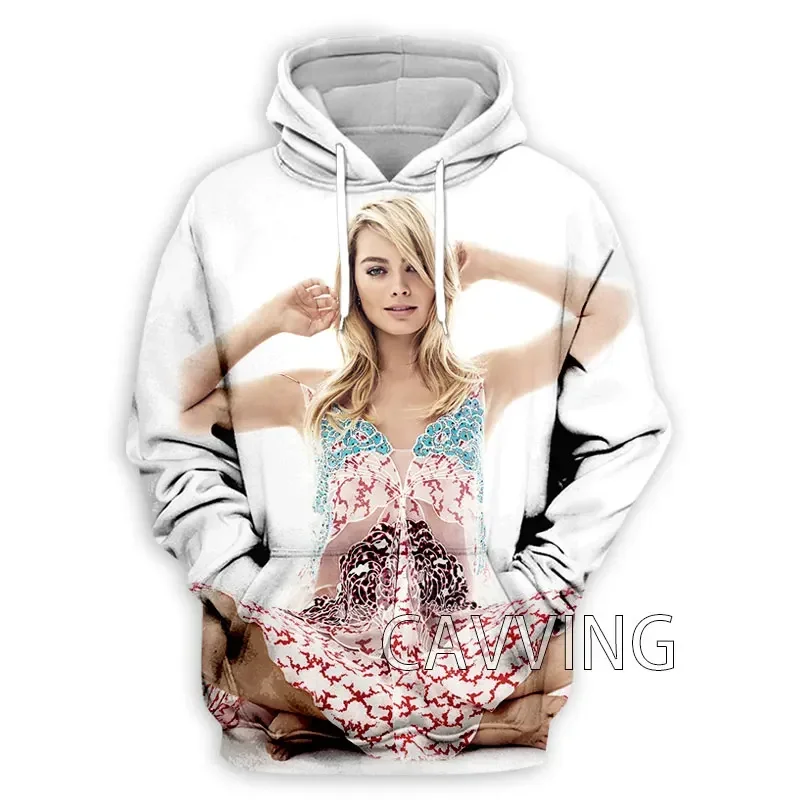 New Fashion  Margot Robbie  3D Printed Clothes Streetwear Men Hoodies Sweatshirt Fashion  Hooded  Long Sleeve Pullover Tops  H02