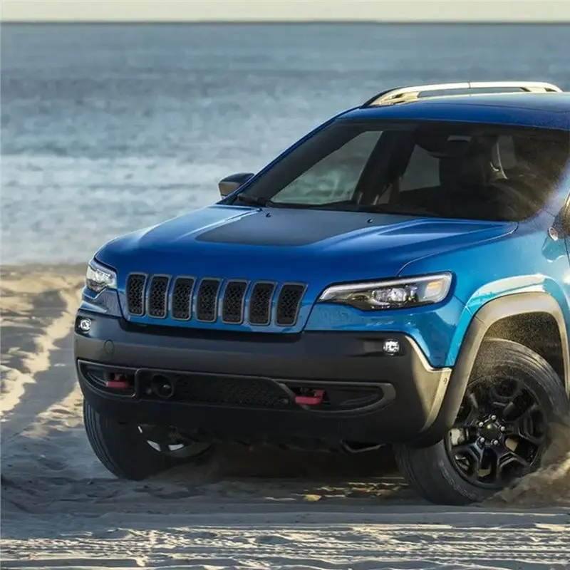 Picture 3: Accessories For Jeep Cherokee KL 2019-2023 Front Tow Hook Bezel Cover 6KG13TZZAA 6KG14TZZAA