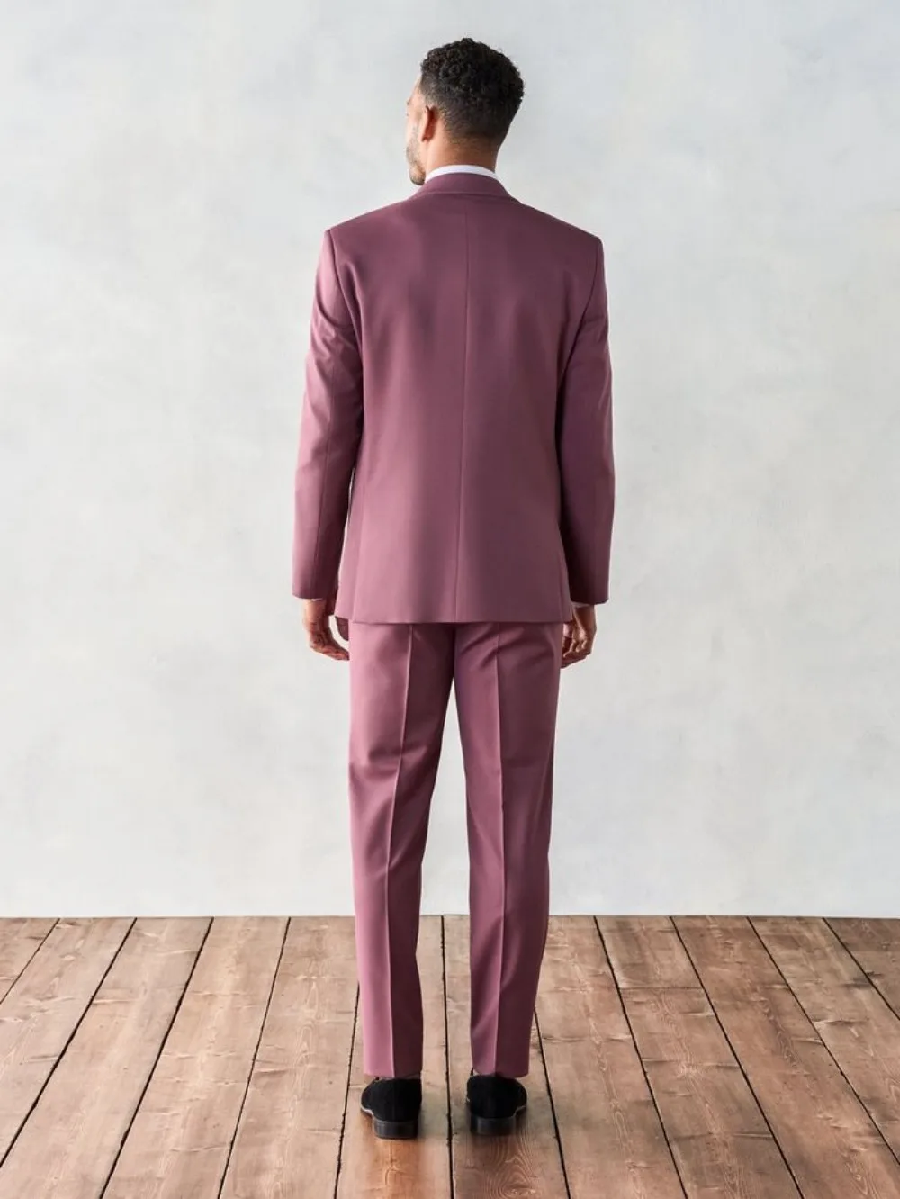 2025Fashion Purple Mens Suit Single Breasted 2 Piece Jacket Pants Sets Formal Wedding Blazer Slim Fit Casual Classic Customized