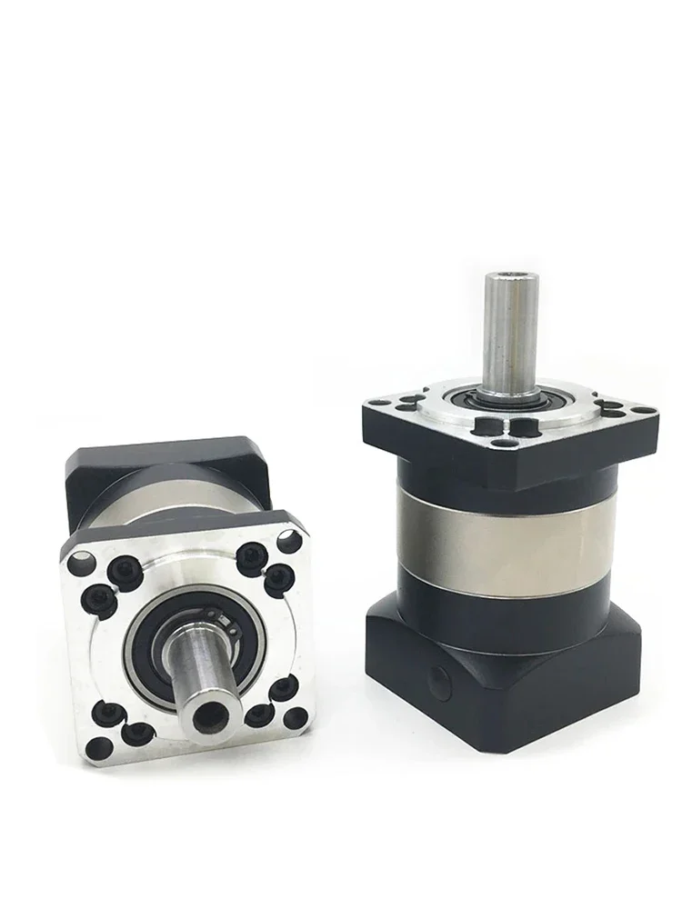 400w,600w,730w,750w Servomotor Reducer 80mm Flens Snelheidsverhouding 3:1 4:1-100:1 Ingang 19mm 7-12arcmin Servo Planetaire Versnellingsbak Gear - afbeelding 2