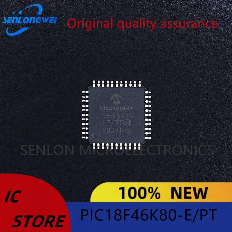 New original PIC18F46K80-E/PT QFP44 Single chip IC integration