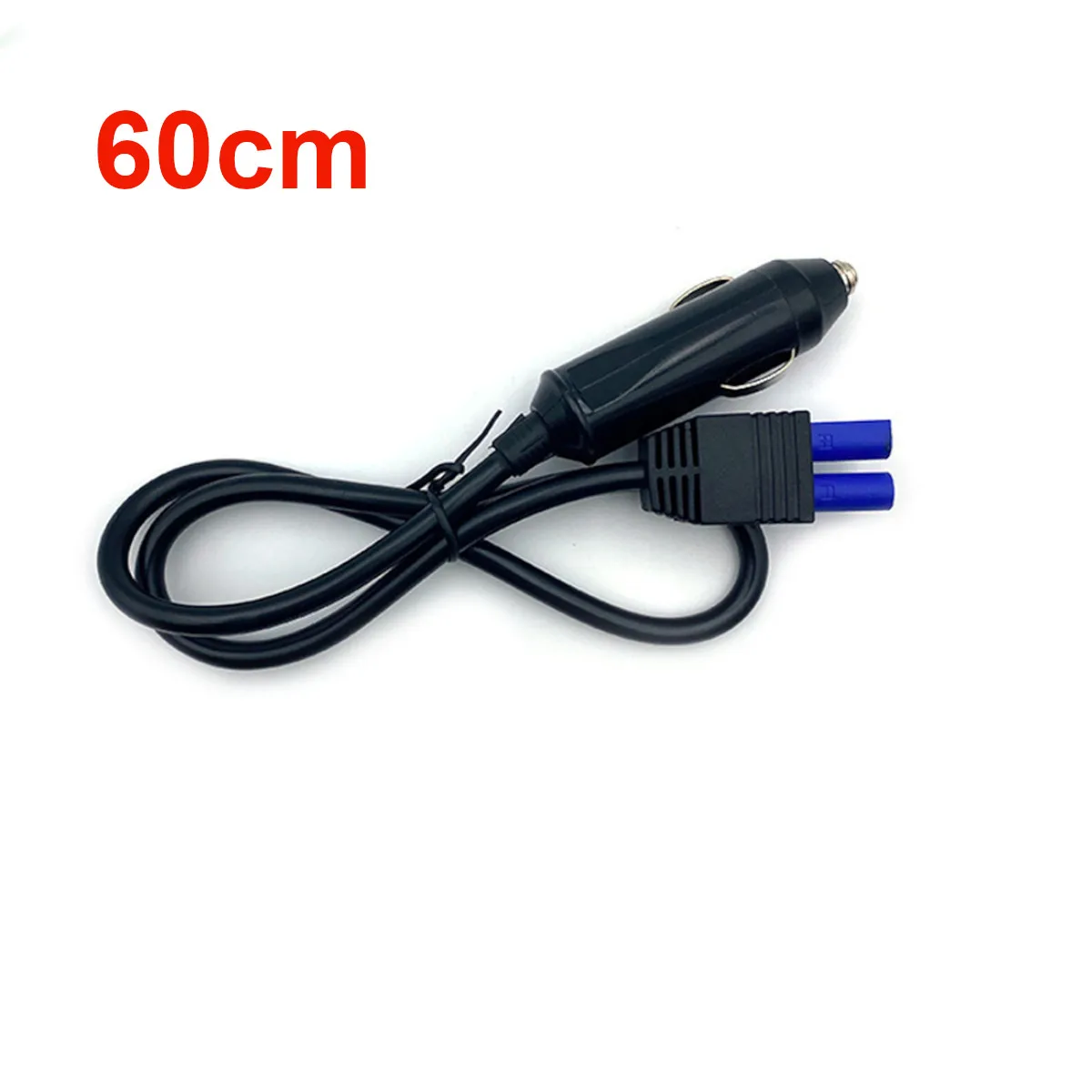 60cm Car Emergency Battery Booster Portable Jump Starter Cable Cigarette Lighter Plug to EC5 Female Adapter Cord