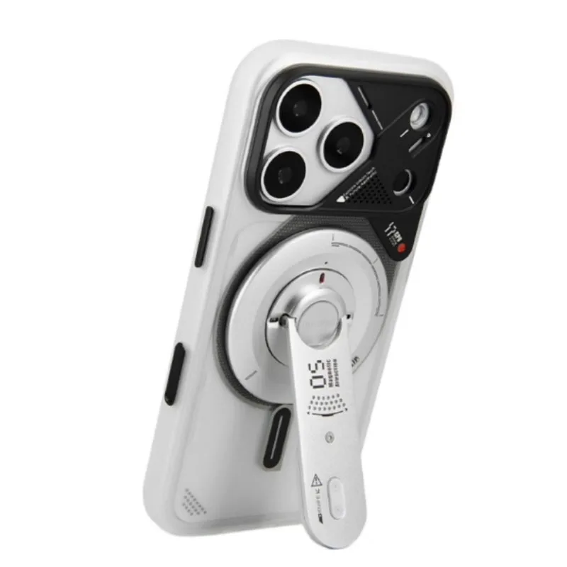 AULUMU mobiele telefoonhoes Mooi voor iPhone 17 Pro Max Warmteafvoer Doorschijnend Full-inclusive anti-val magnetische telefoonhoes