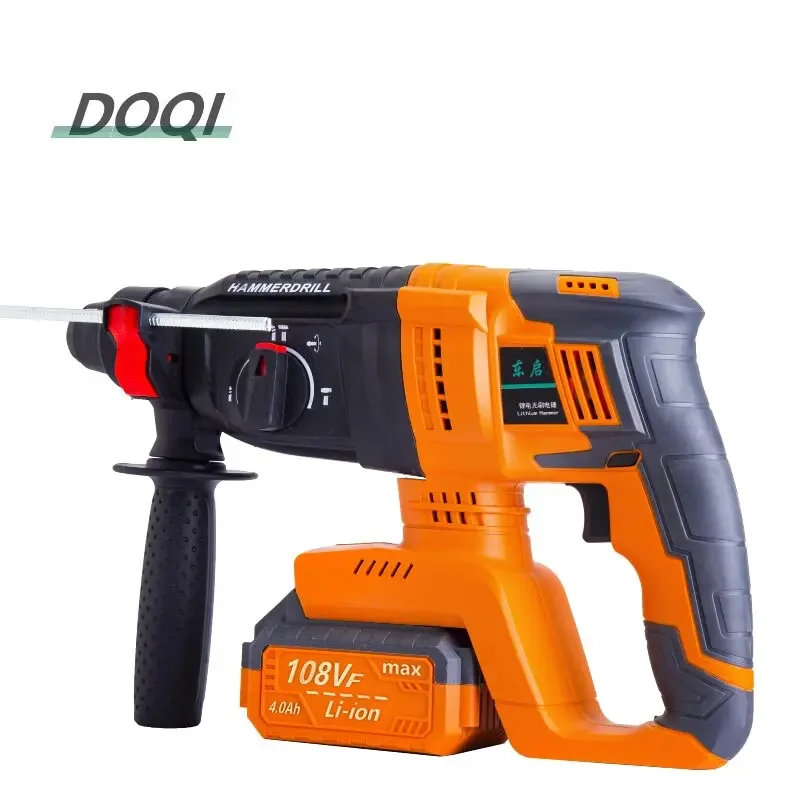 Rotary Impact Cordless Electric Hammer Drill For Concrete Wood Drilling Impact Drill Set