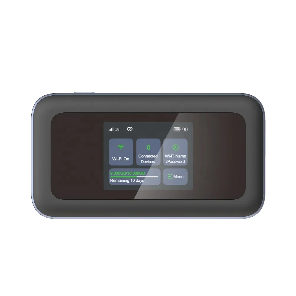 

Hindetel 5G wifi portable Router VPN modem with LAN port 1000M QCOM X55 chipset big battary pocket wifi