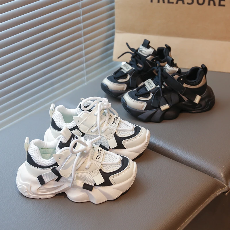 Trend Fashion Teenager Kid's Sneakers Breathable Boy's Girl's Casual Shoes Casual Footwear 2026 New Fashion Kids Running Shoes