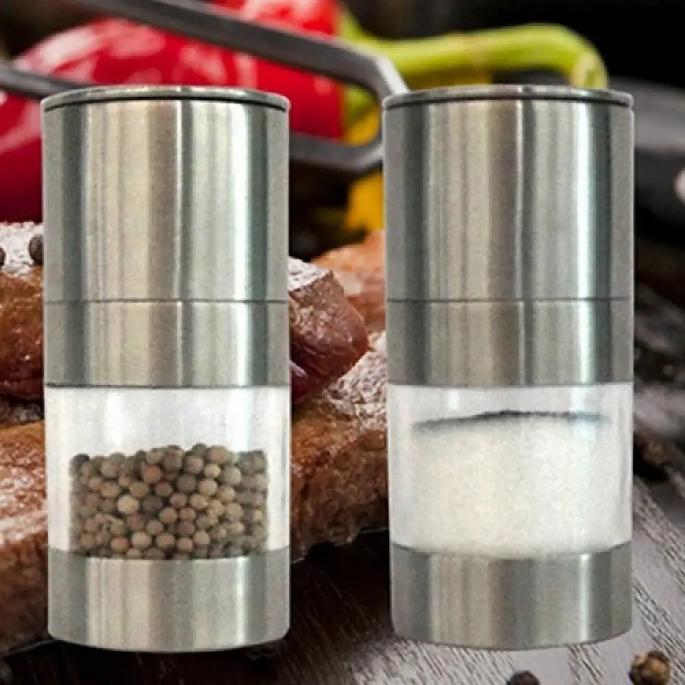 Pepper Grinder Salt And Pepper Grinder Pepper Seasonings Spices Grain Mill Salt Shaker Kitchen Pepper Mill Grinder for Kitchen