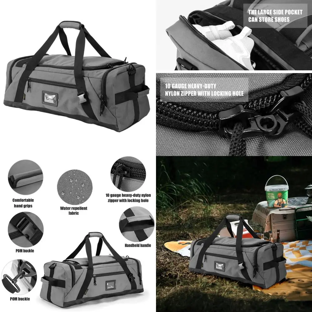 

90L Capacity Duffle Bag for Gym, Weekend Travel, and Carry-On Sports Bag