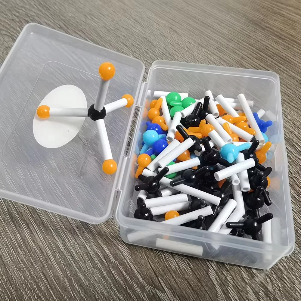 

Модель молекулярной структуры с микротрубками, учебное оборудование для школьной лаборатории, учебные инструменты для химии