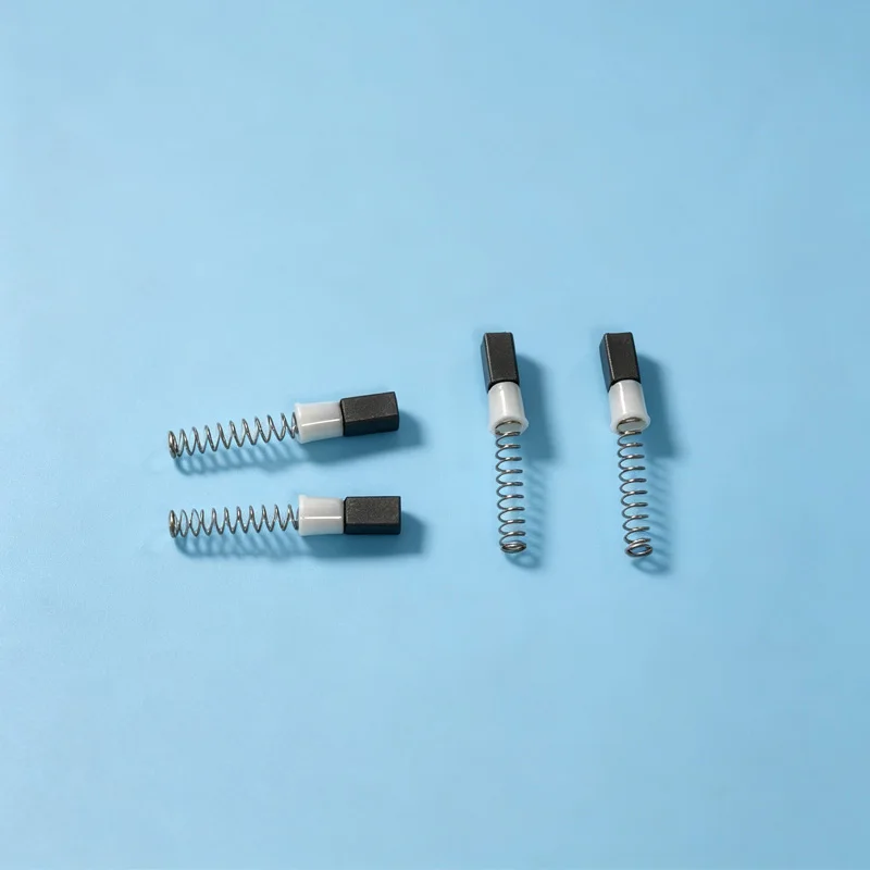 Replacement Carbon Brushes With Spring Assembly, Spare Repair Accessories Compatible With Oster A5, Classic 76, 97 Hair Clipper - view 3