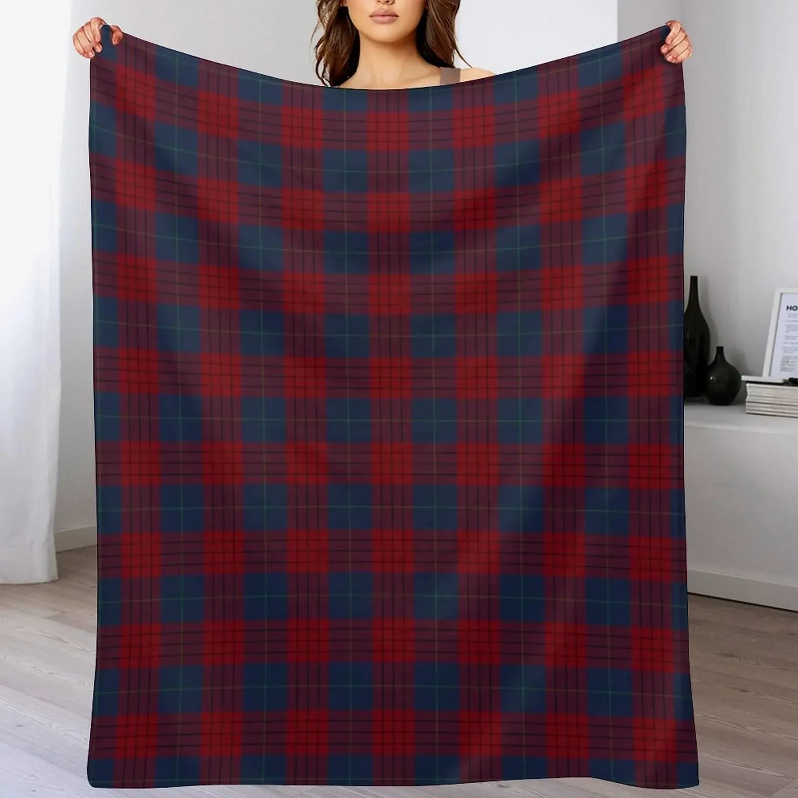 Clan Robinson Tartan Throw Blanket Plaid Furrys Soft Beds Blankets