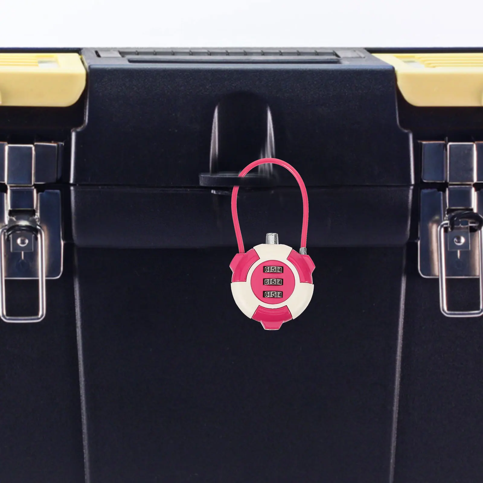 Durable Easy To Use Combination Padlock For Lifebuoy Steel Wire Rope Computer Wardrobe Laptop Bag Travel Luggage Security Drawer