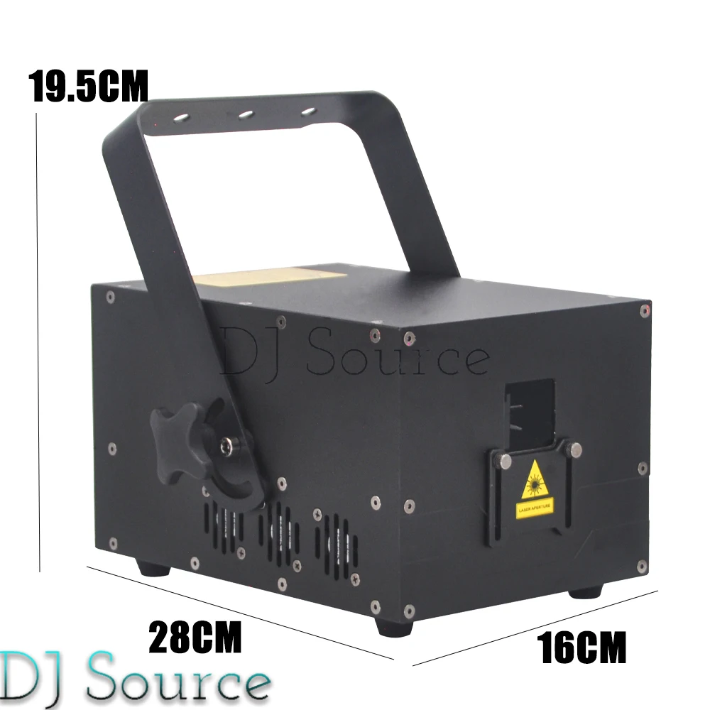 APP Control 15W RGB Laser Light 3D Animation Beam Pattern Scanner Projector RJ45+ILDA Stage Lights DMX512 For DJ Disco Party Bar