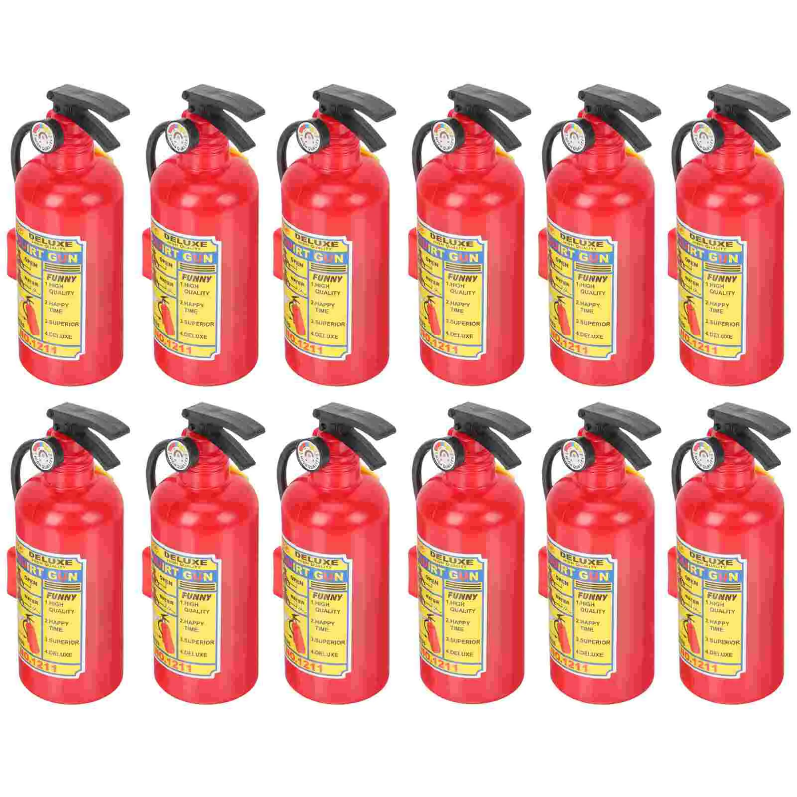 12 Pcs Fire Extinguisher Water Entertaining Toy Simulation Park Pool Plastic Fireman Spray Children Seaside Squirt