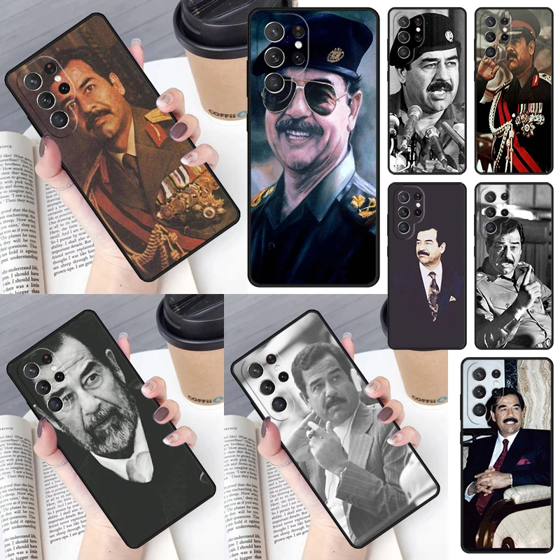 Saddam Hussein Iraq Arabic Phone Case for Samsung Galaxy S26 Ultra S25 S24 S23 S22 S21 S20 Note10 Plus FE Cover