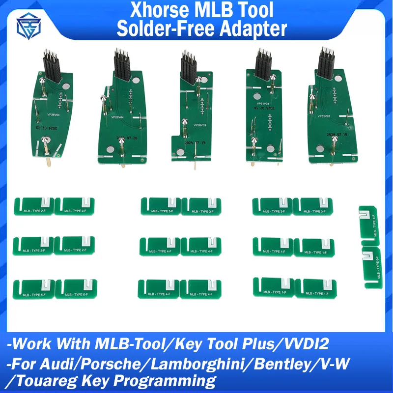 NEW Xhorse MLB Tool Solder Free Adapter Work with MLB-Tool for VVDI Key Tool Plus Pad VVDI2 for Lamborghini/Audi/Bentley and Mor