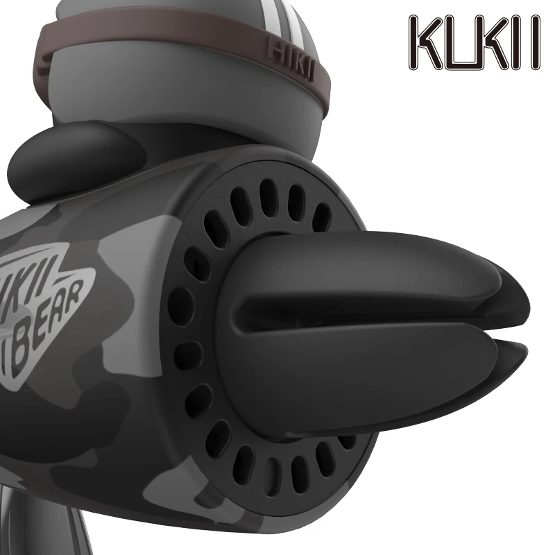 Cool bear car air freshener pilot rotating fan vent clip perfume diffuser auto accsesories decoration fragrance windmill aroma image 2