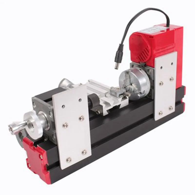 2026 Six-in-one multifunctional woodworking machine tool microcomputer lathe, metal teaching processing machine too