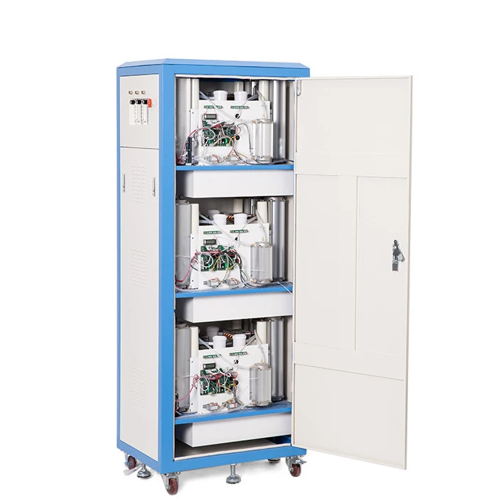 Hospital Physical Therapy Medical Household 15L-60L Portable O2 Continuous Supply Generator  Concentrator With Four Wheels