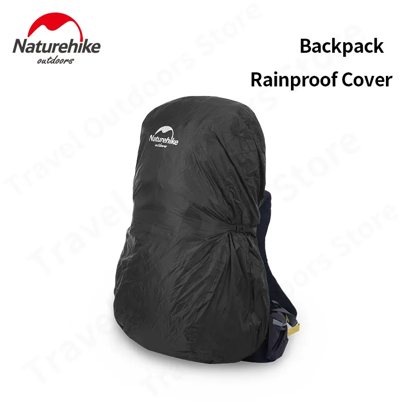 Naturehike TPU2000mm Waterproof Pack Cover 35-75L Hiking Duffel Bag Rain Cover Portable Storage Dustproof Backpack Cover