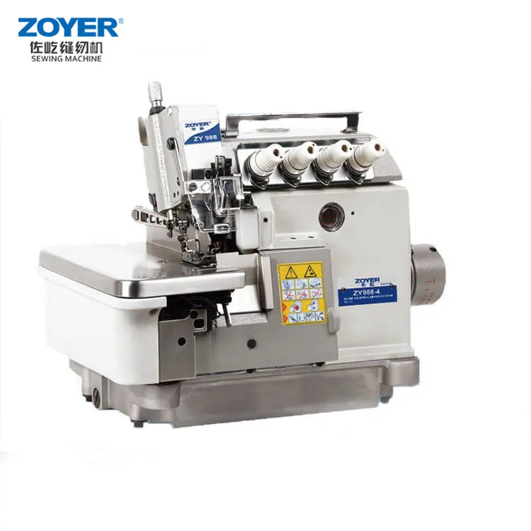 ZY988-4 Zoyer Four Thread Super High Speed Overlock Industrial Sewing Machine