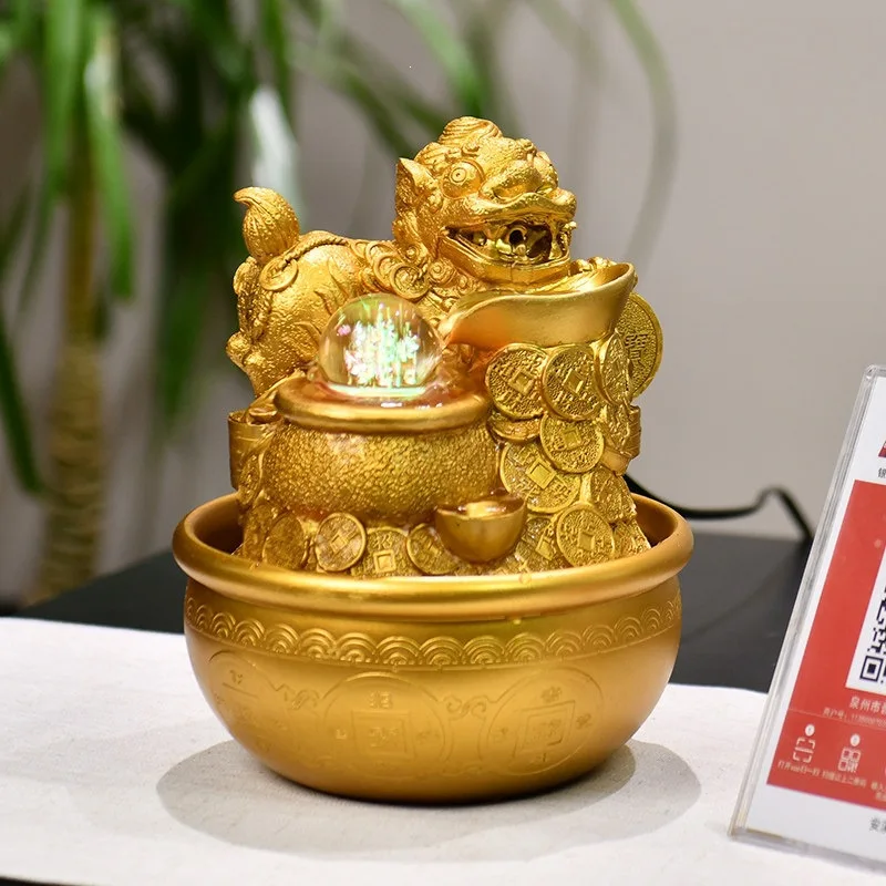 lucky-water-ornament-plug-in-free-circulating-water-desktop-water-fountain-bar-raw-wealth-small-feng-shui-wheel-opening-gi