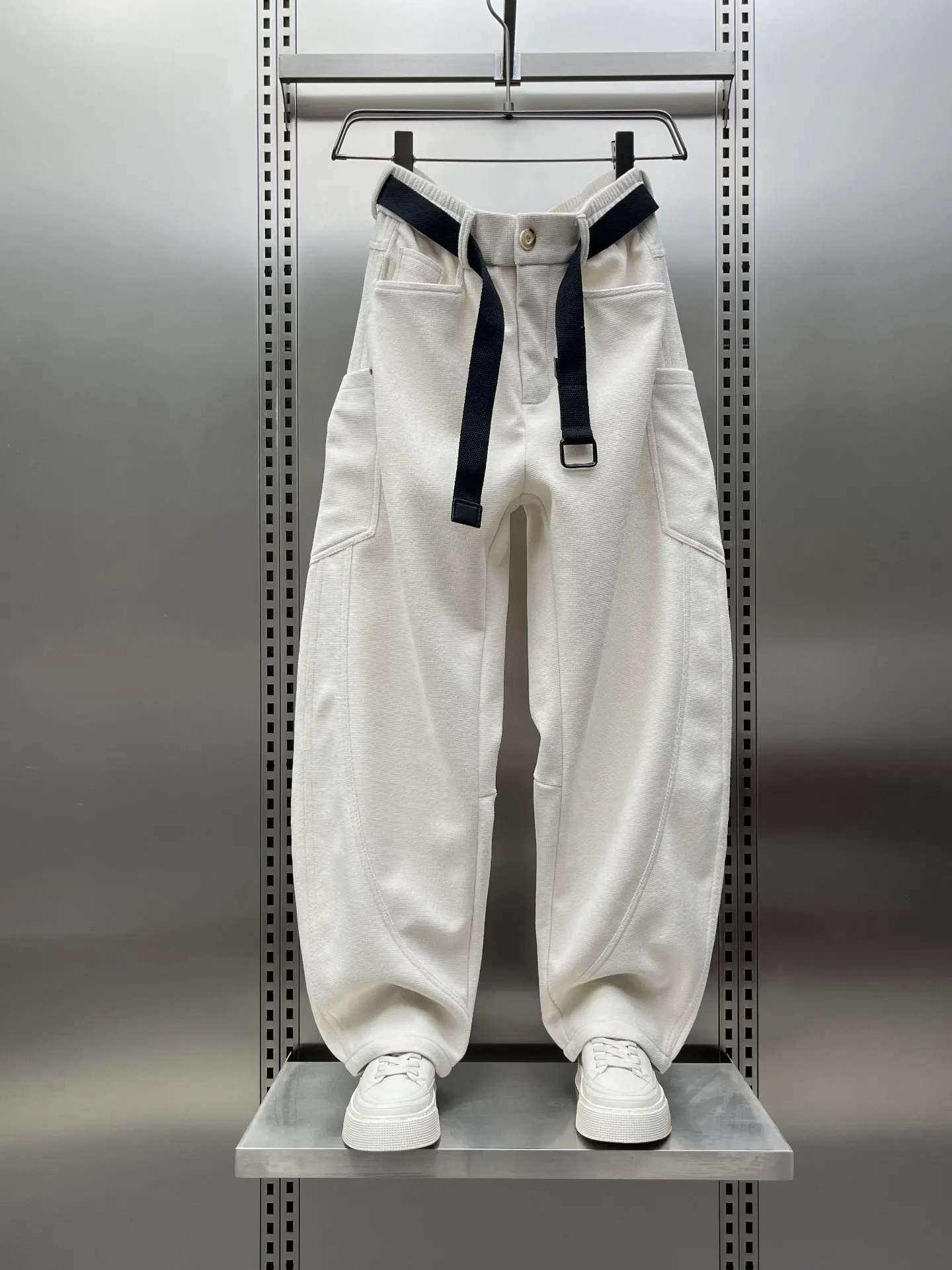 

Мужские повседневные спортивные длинные брюки Thiened Fce на подкладке Relax Fit с прямыми штанинами, однотонные повседневные брюки