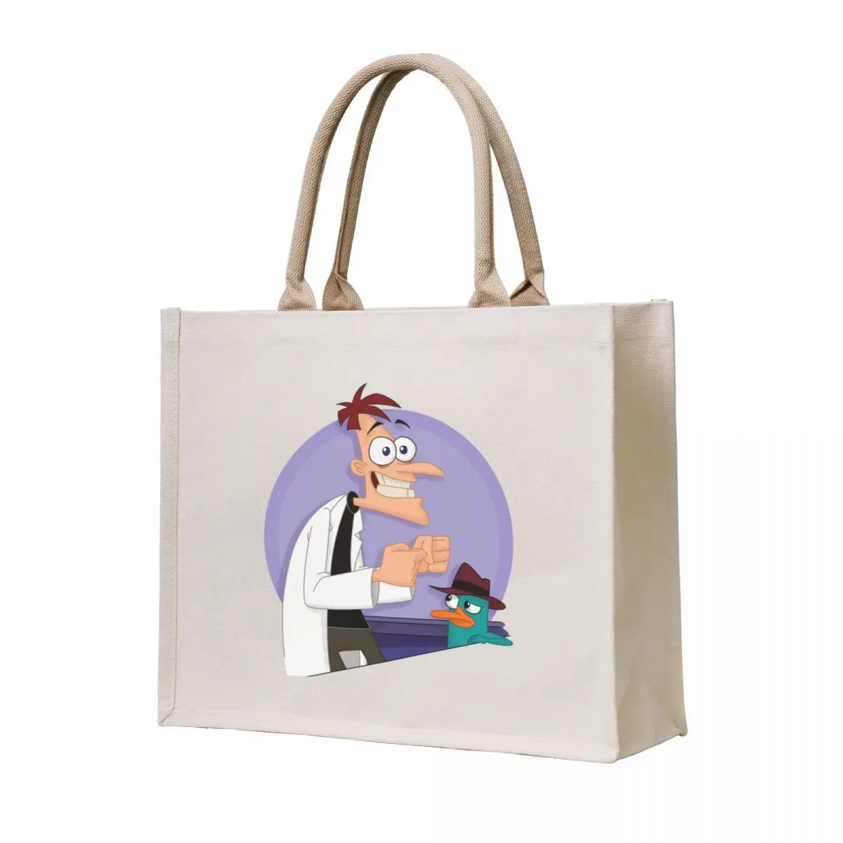 

Doof and Perry Tote Bag canvas bags tote bags cloth bags bag for beach Canvas stote bag